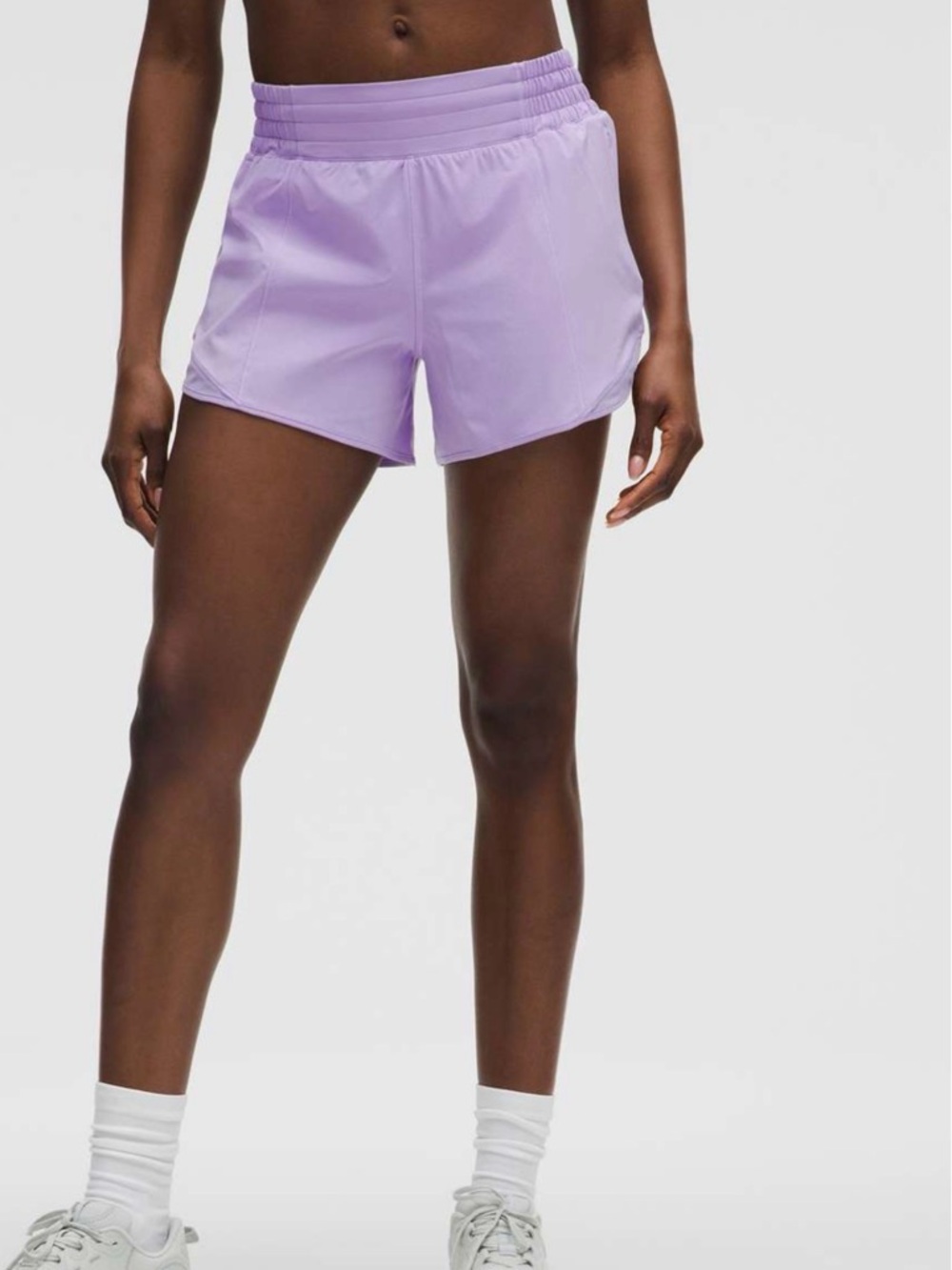 Lululemon Hotty Hot High-Rise Lined Short 4" in purple